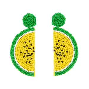 Fruit Beaded Earrings Temperament Wild Style