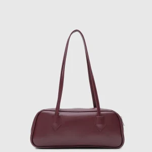 Elegant Burgundy Shoulder Bag