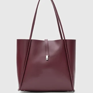 Elegant Burgundy Tote Bag