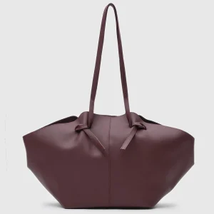 Elegant Burgundy Tote Bag